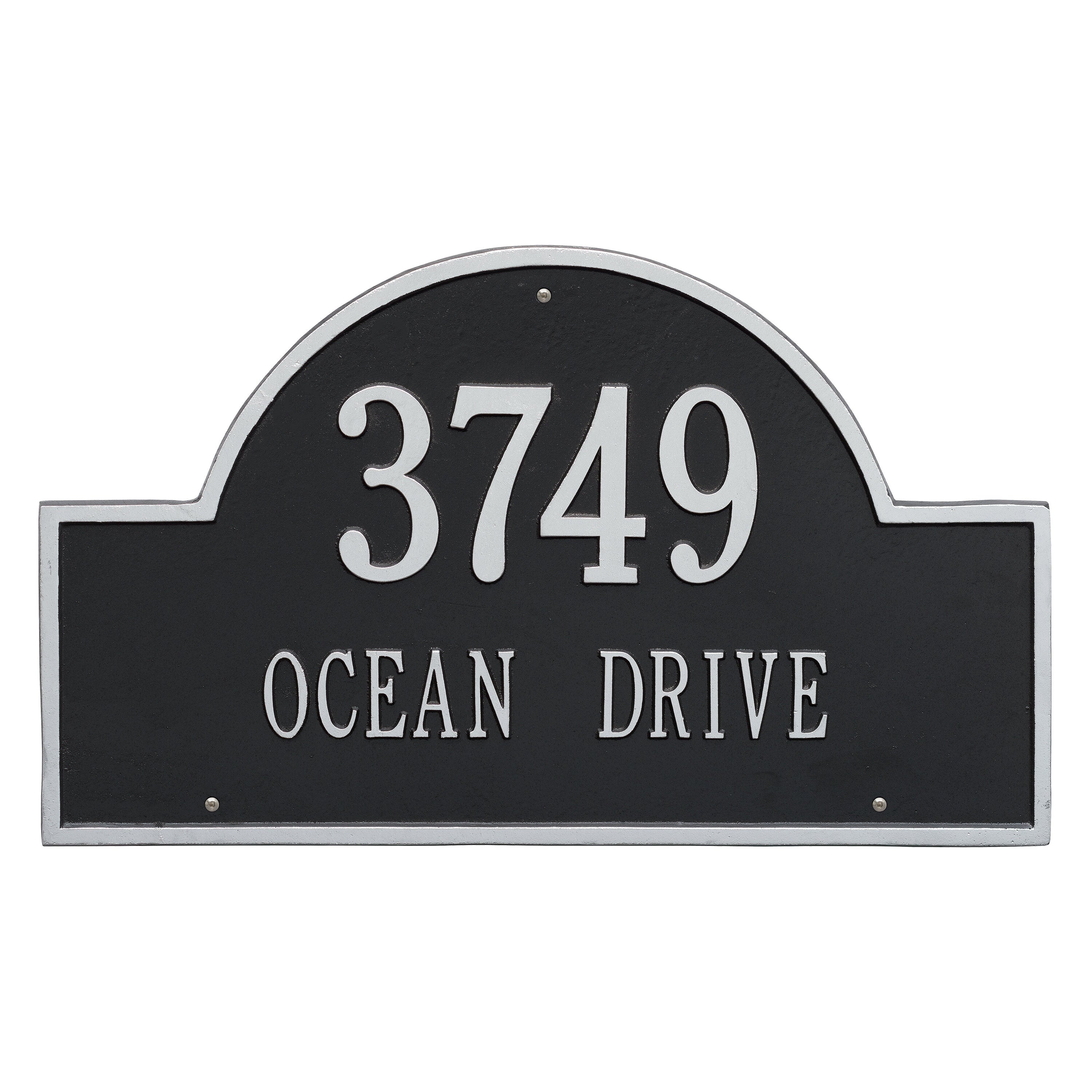 Arch Marker Estate Wall Address Plaque