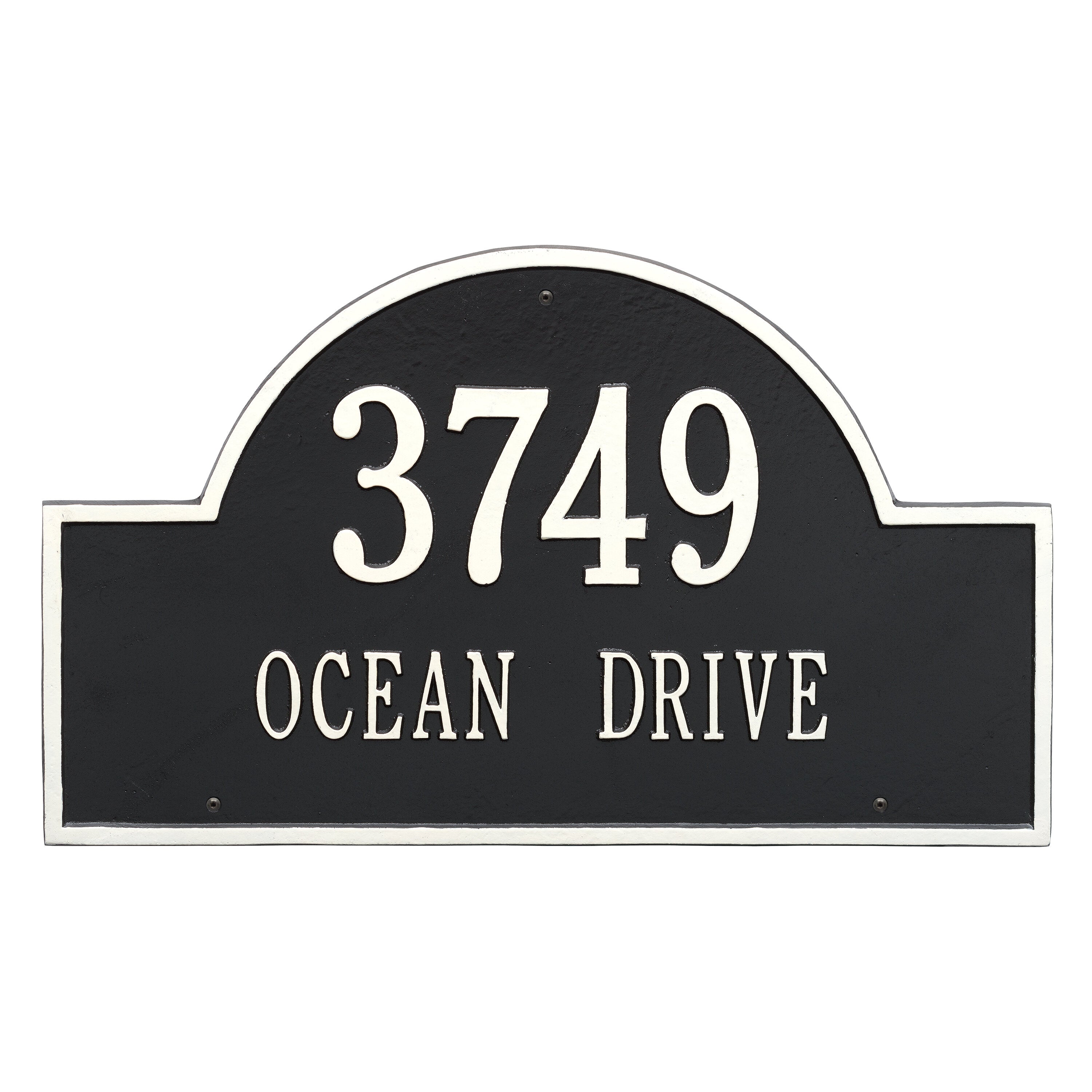 Arch Marker Estate Wall Address Plaque