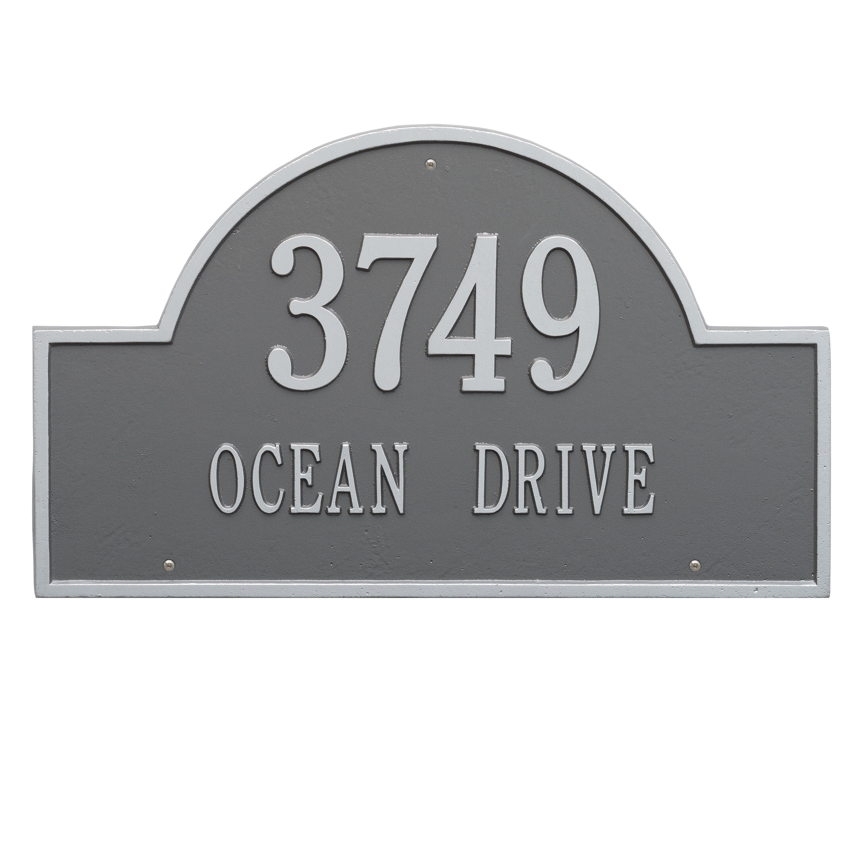 Arch Marker Estate Wall Address Plaque