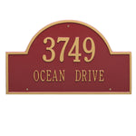 Arch Marker Estate Wall Address Plaque