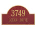Arch Marker Estate Wall Address Plaque