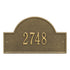 Arch Marker Standard Wall Address Plaque