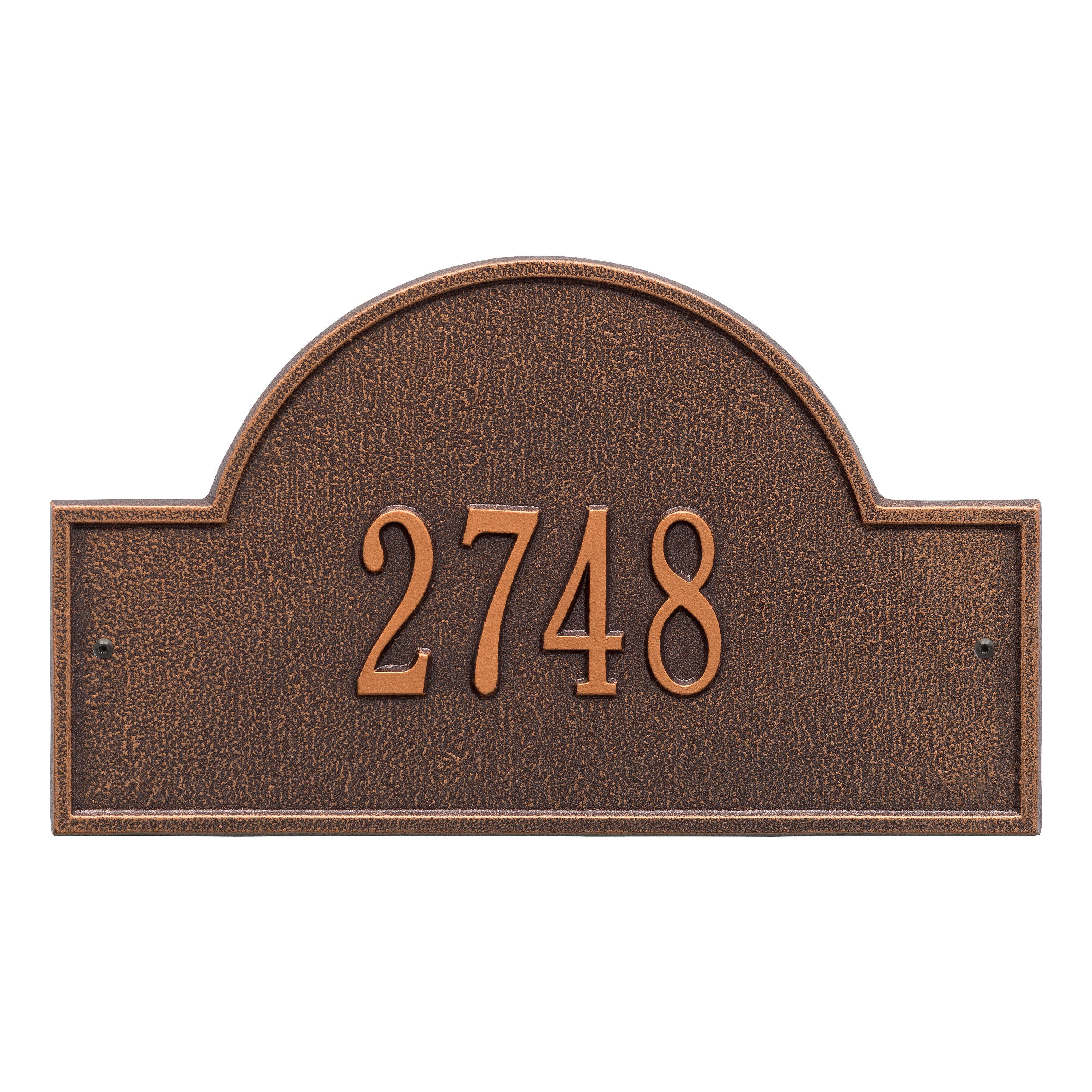 Arch Marker Standard Wall Address Plaque
