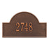 Arch Marker Standard Wall Address Plaque