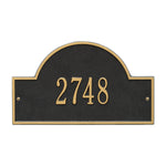 Arch Marker Standard Wall Address Plaque