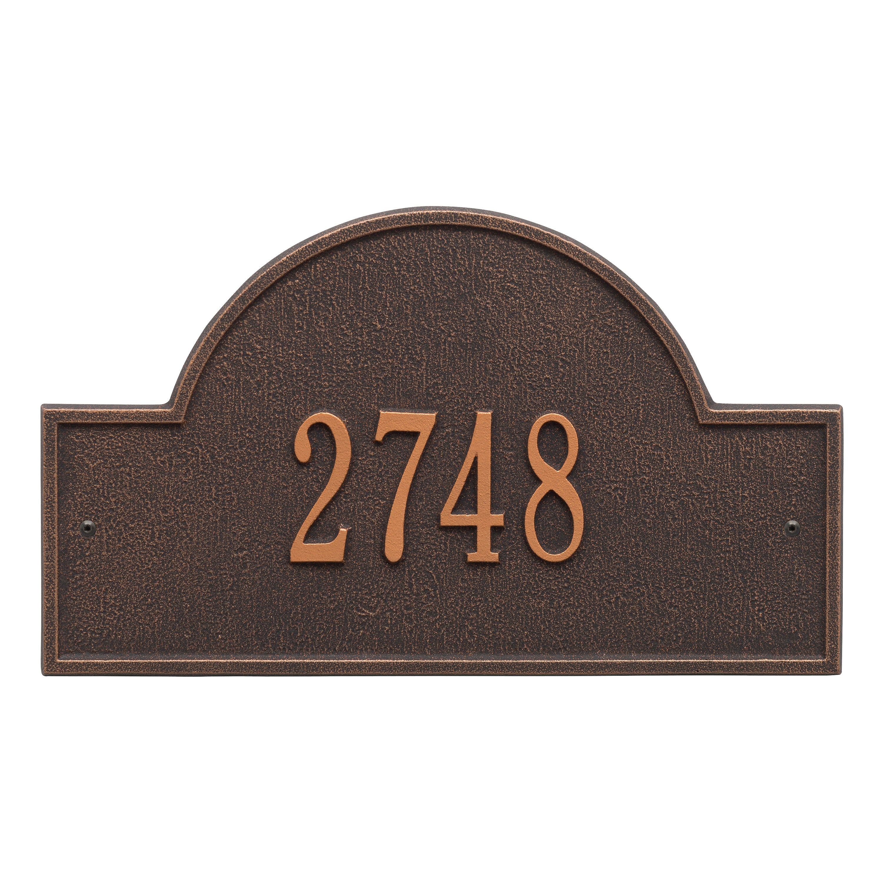Arch Marker Standard Wall Address Plaque