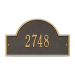 Arch Marker Standard Wall Address Plaque