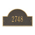 Arch Marker Standard Wall Address Plaque