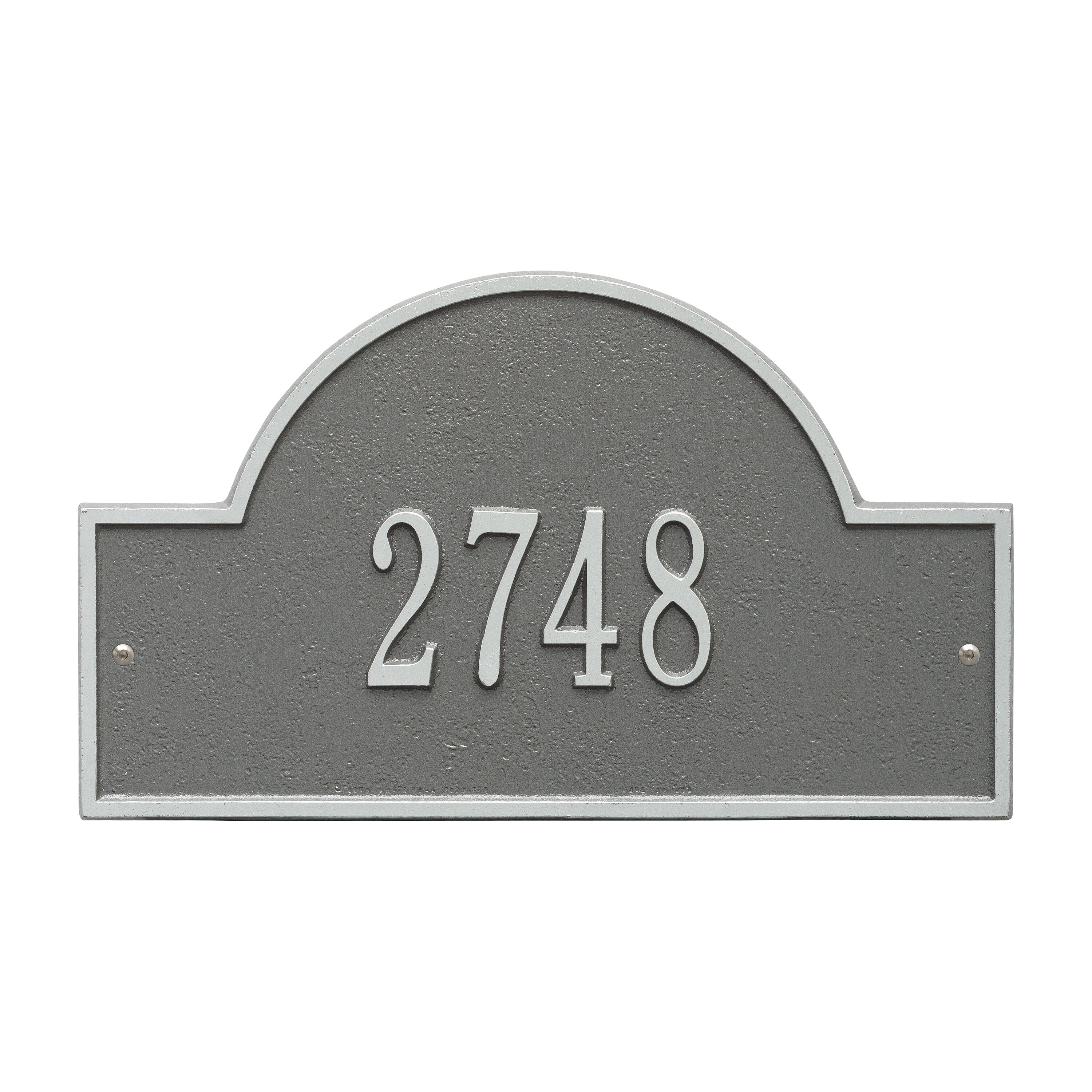 Arch Marker Standard Wall Address Plaque