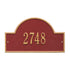Arch Marker Standard Wall Address Plaque