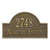Arch Marker Wall Address Plaque (Standard Size)