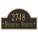 Arch Marker Standard Wall Address Plaque