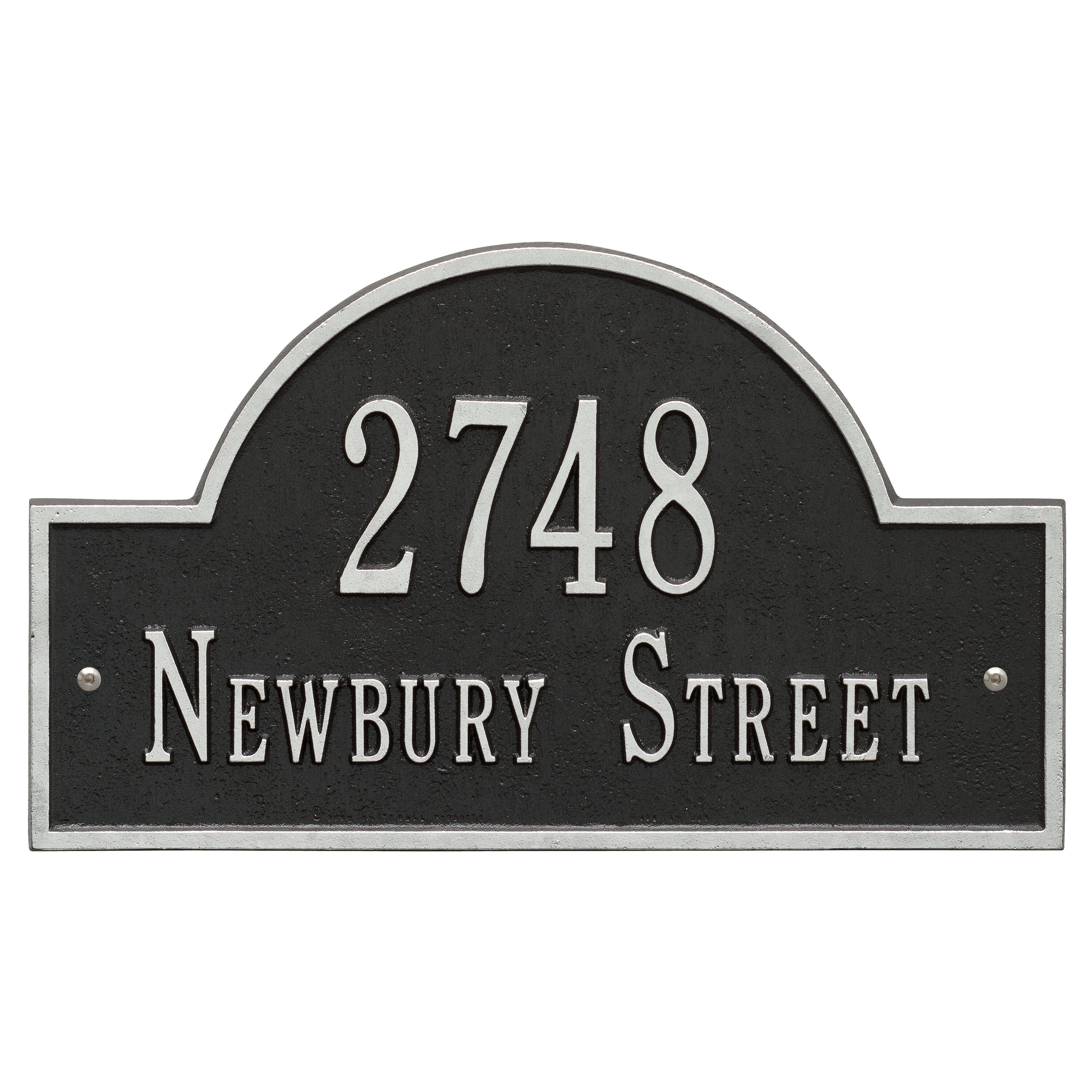 Arch Marker Standard Wall Address Plaque