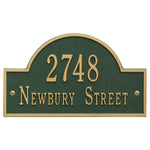 Arch Marker Standard Wall Address Plaque