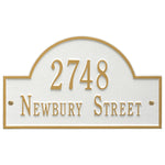 Arch Marker Standard Wall Address Plaque