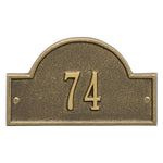 Arch Marker Petite Wall Address Plaque