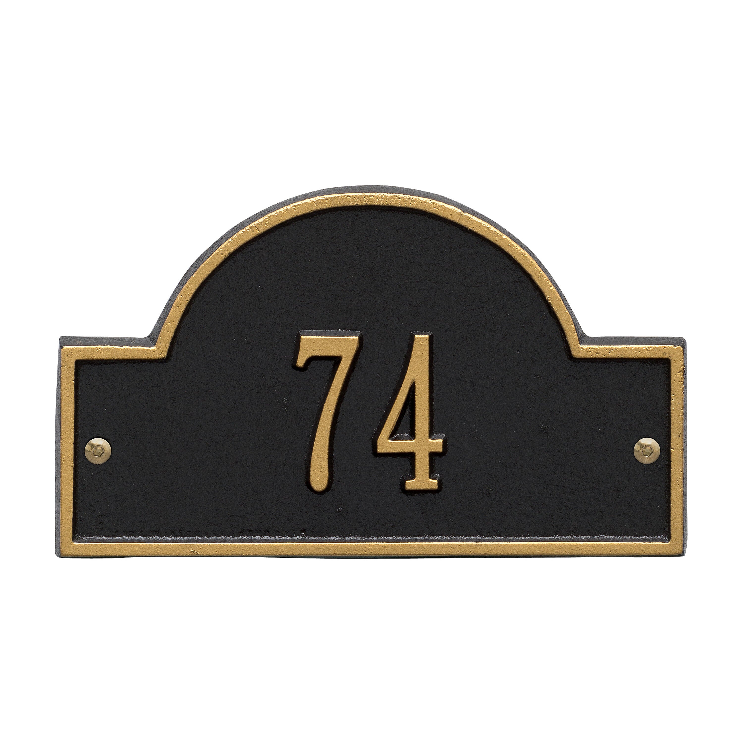 Arch Marker Petite Wall Address Plaque