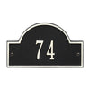 Arch Marker Wall Address Plaque (Petite Size)