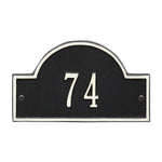 Arch Marker Petite Wall Address Plaque