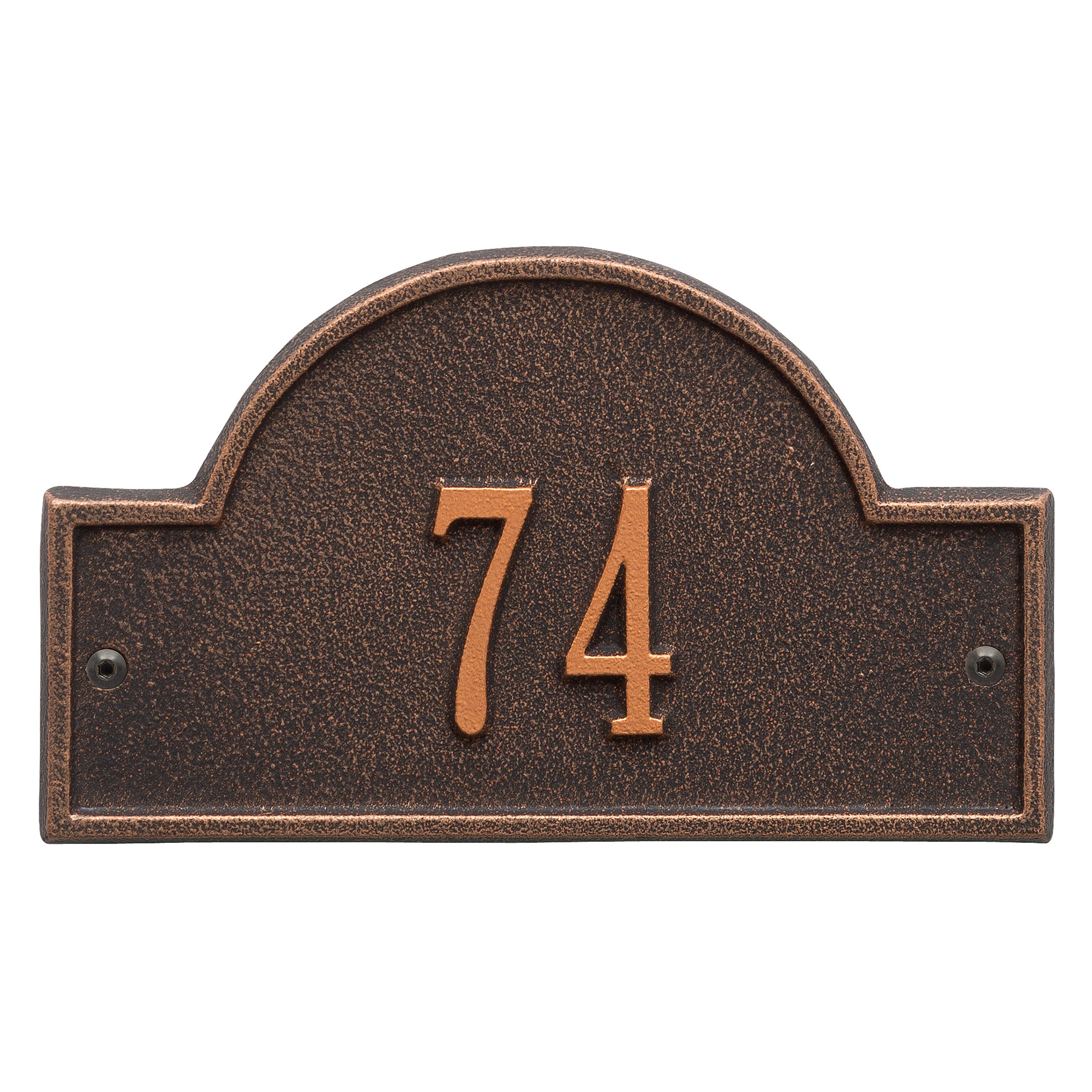 Arch Marker Petite Wall Address Plaque