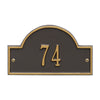 Arch Marker Wall Address Plaque (Petite Size)