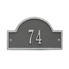 Arch Marker Wall Address Plaque (Petite Size)