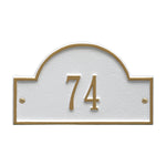 Arch Marker Petite Wall Address Plaque