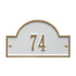 Arch Marker Petite Wall Address Plaque
