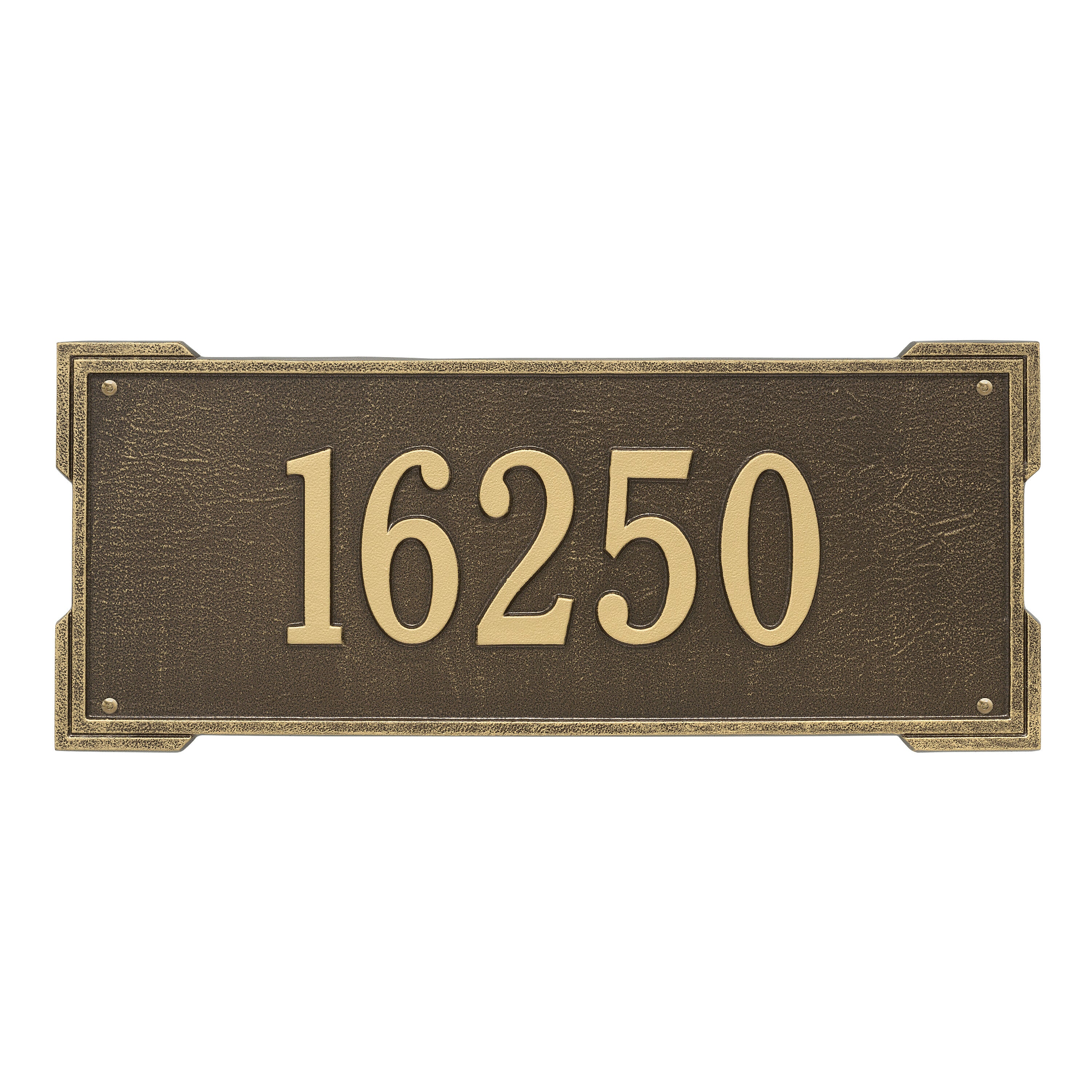 Roanoke Estate Wall Address Plaque