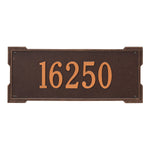 Roanoke Estate Wall Address Plaque