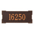 Roanoke Estate Wall Address Plaque