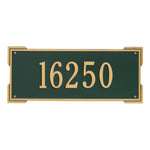Roanoke Estate Wall Address Plaque