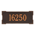 Roanoke Estate Wall Address Plaque