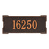 Roanoke Estate Wall Address Plaque
