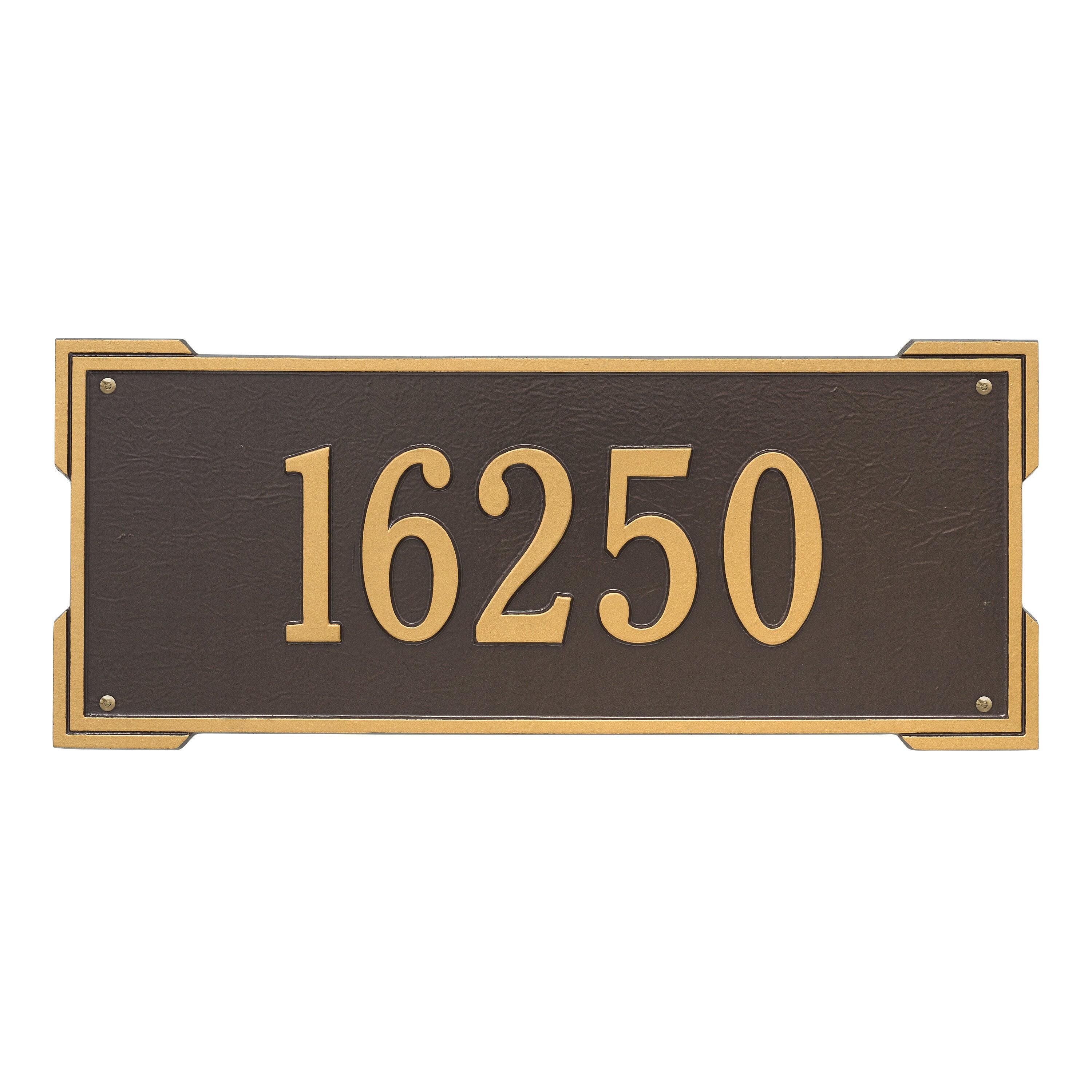 Roanoke Estate Wall Address Plaque