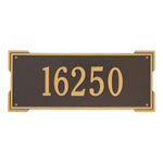 Roanoke Estate Wall Address Plaque