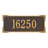 Roanoke Estate Wall Address Plaque