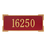 Roanoke Estate Wall Address Plaque