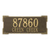 Roanoke Estate Wall Address Plaque