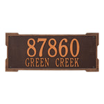 Roanoke Estate Wall Address Plaque