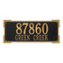 Roanoke Estate Wall Address Plaque