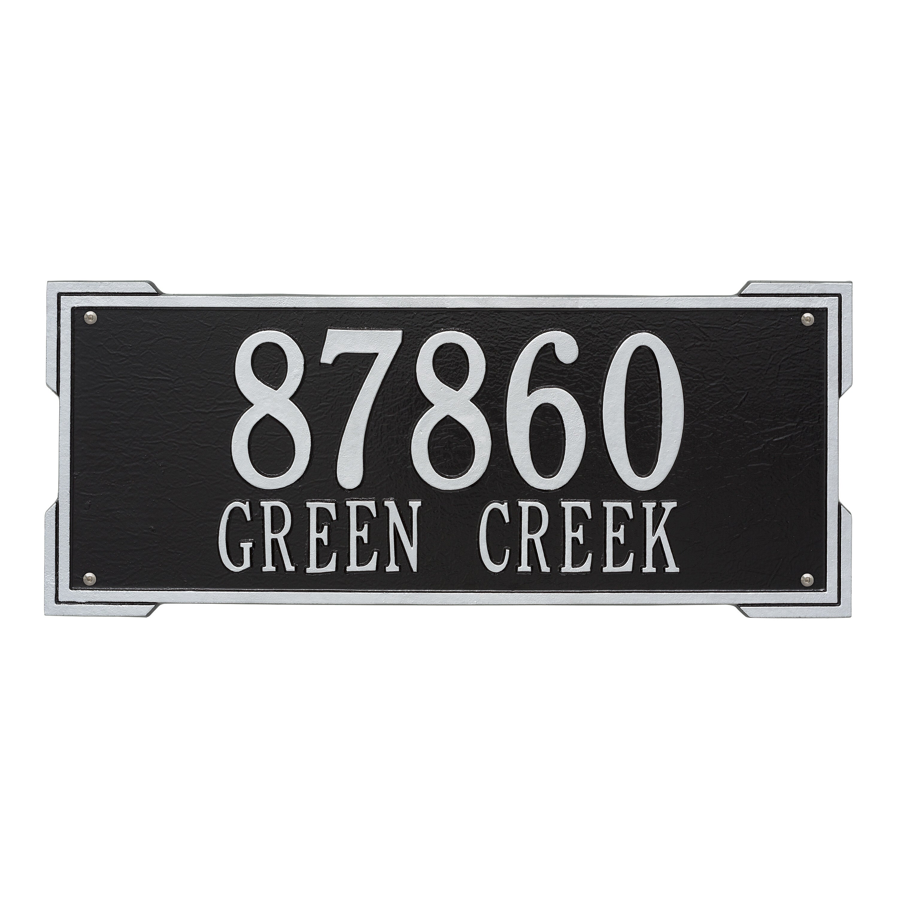Roanoke Estate Wall Address Plaque