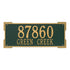 Roanoke Estate Wall Address Plaque