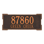 Roanoke Estate Wall Address Plaque