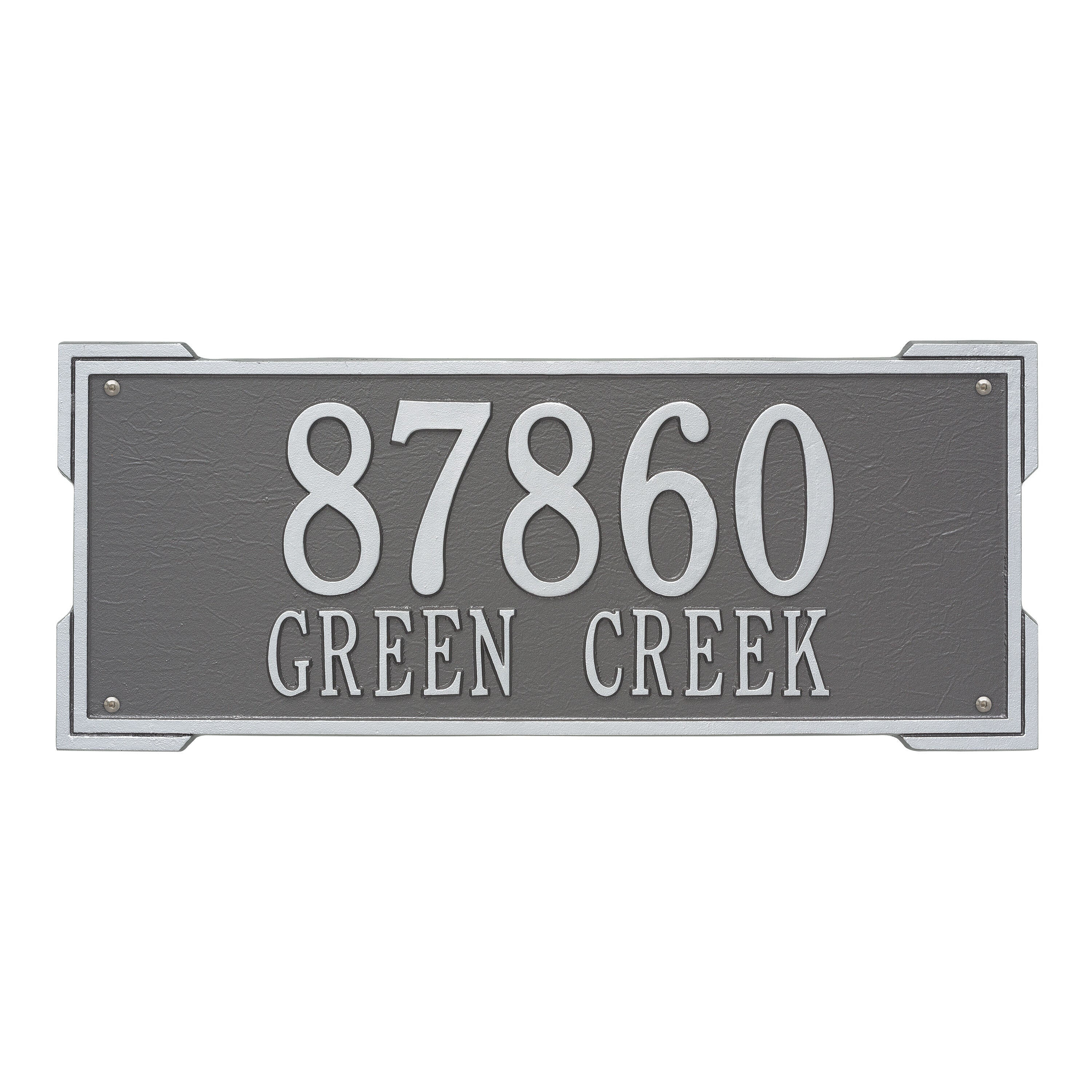 Roanoke Estate Wall Address Plaque