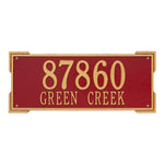 Roanoke Estate Wall Address Plaque