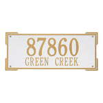 Roanoke Estate Wall Address Plaque