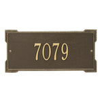 Roanoke Standard Wall Address Plaque