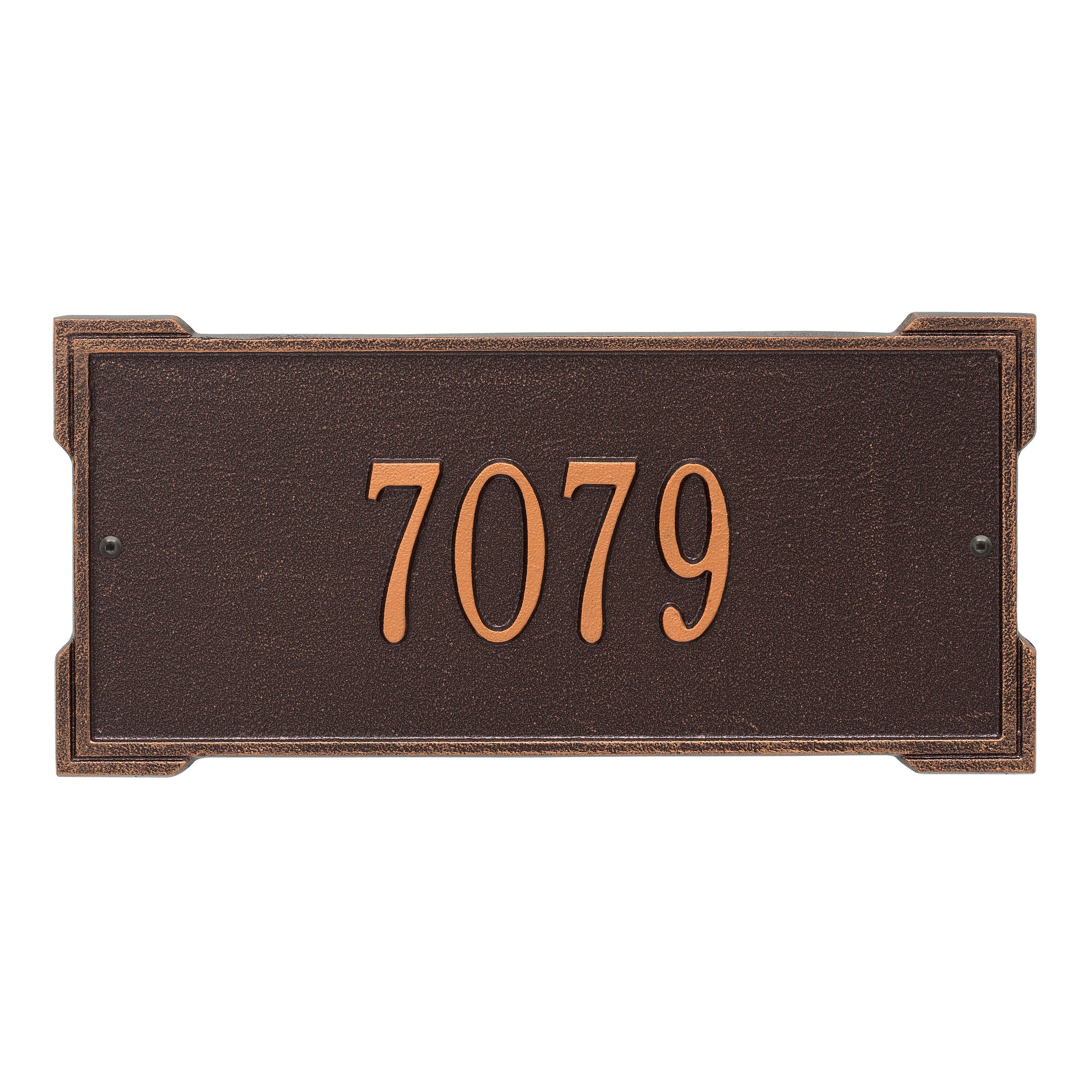 Roanoke Standard Wall Address Plaque