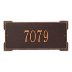 Roanoke Standard Wall Address Plaque